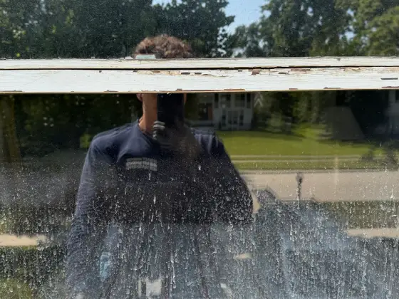 Window in Lombard, IL before window cleaning